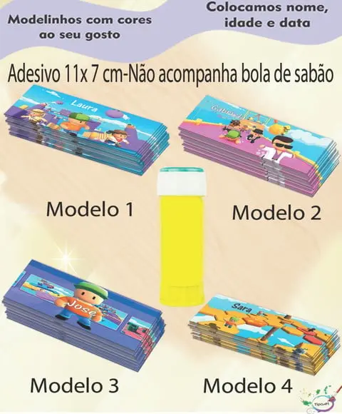Adesivo Bolha de Sabão-stumble Guys