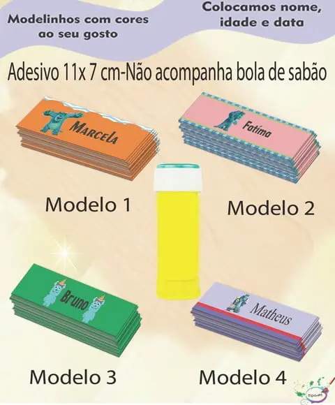 Adesivo Bolha de Sabão-sullivan