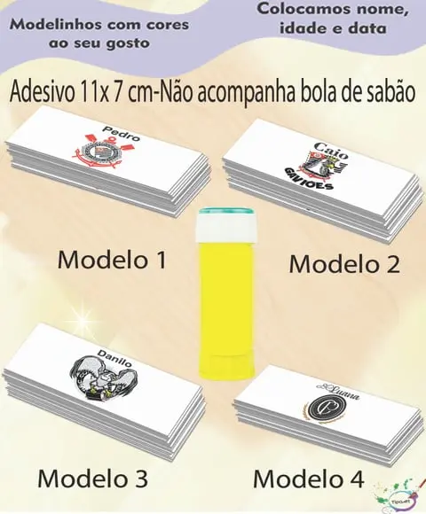 Adesivo Bolha de Sabão-timão