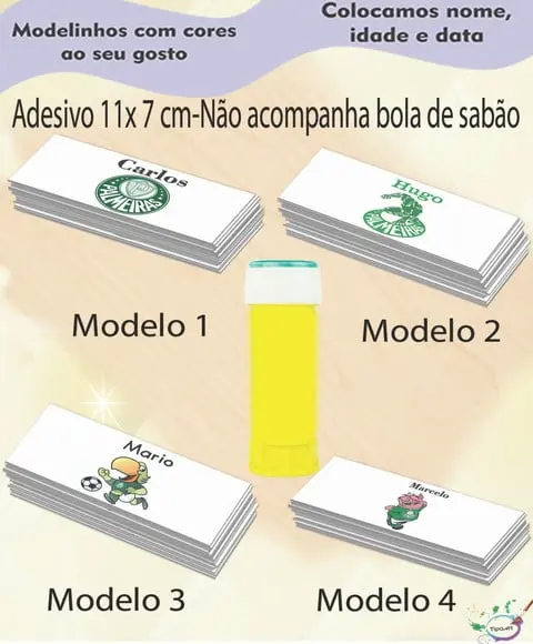 Adesivo Bolha de Sabão-verdão