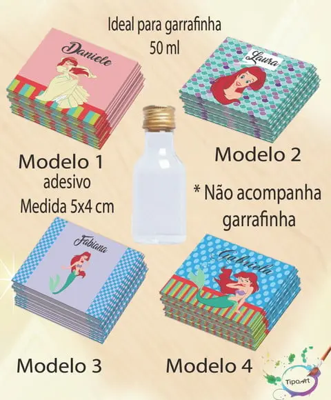 Adesivo Garrafinha-ariel