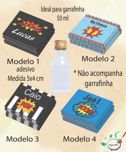 Adesivo Garrafinha-bomba