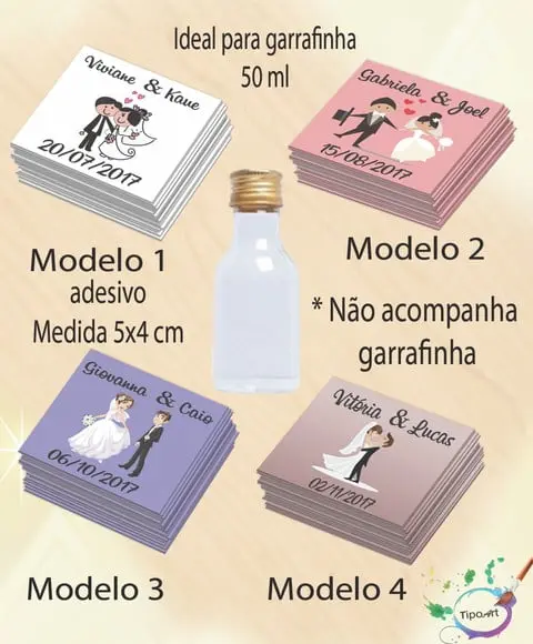 Adesivo Garrafinha-casal