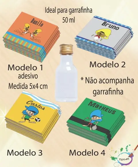 Adesivo Garrafinha-ligeirinho