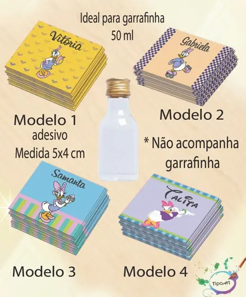 Adesivo Garrafinha-margarida