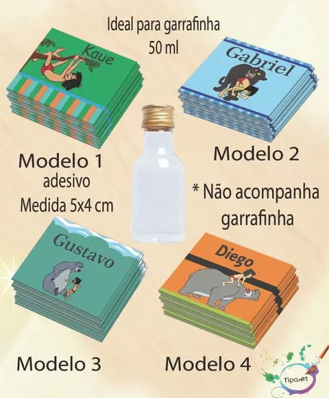 Adesivo Garrafinha-mogli
