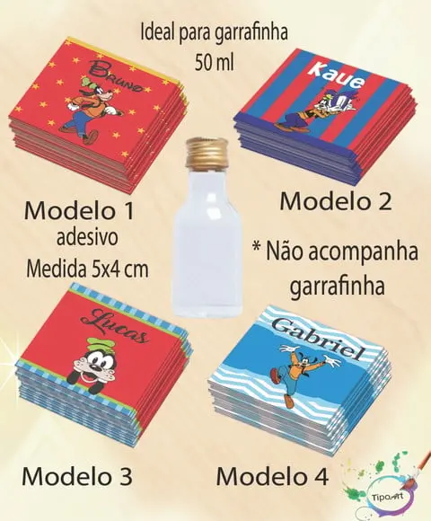 Adesivo Garrafinha-pateta