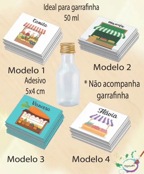 Adesivo Garrafinha-quitandinha