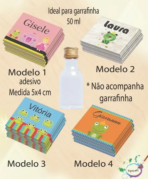 Adesivo Garrafinha-sapinho