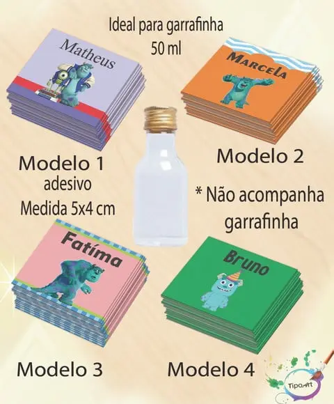 Adesivo Garrafinha-sullivan