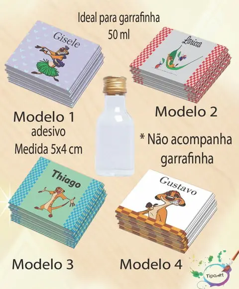 Adesivo Garrafinha-timão