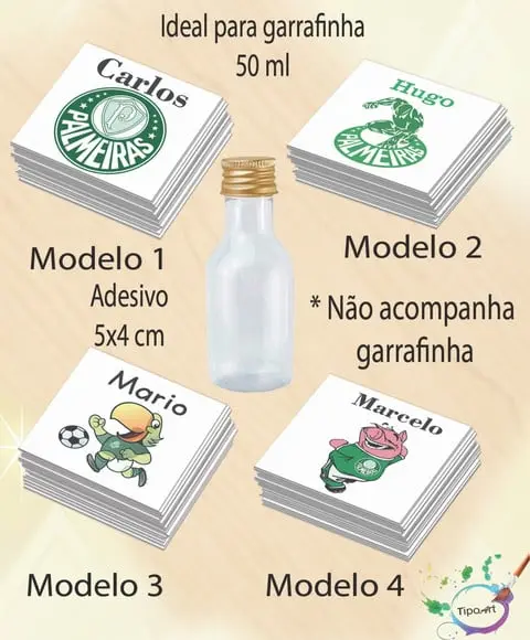 Adesivo Garrafinha-verdão