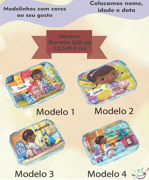 Adesivo Marmitinha 220 Ml- Doutora Brinquedos