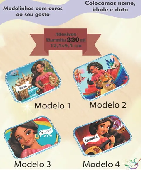 Adesivo Marmitinha 220 Ml-elena de Avalor