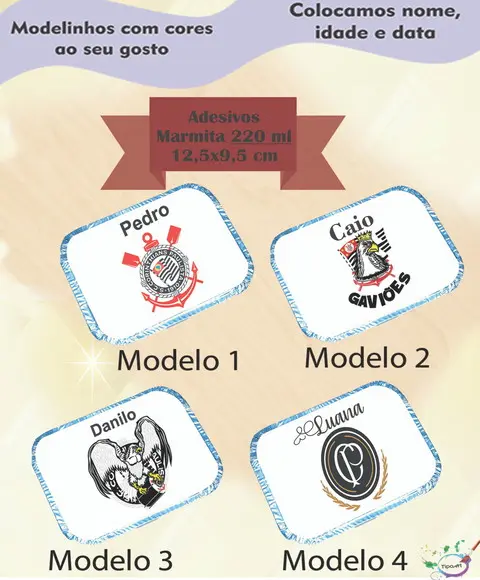 Adesivo Marmitinha 220 Ml-timão