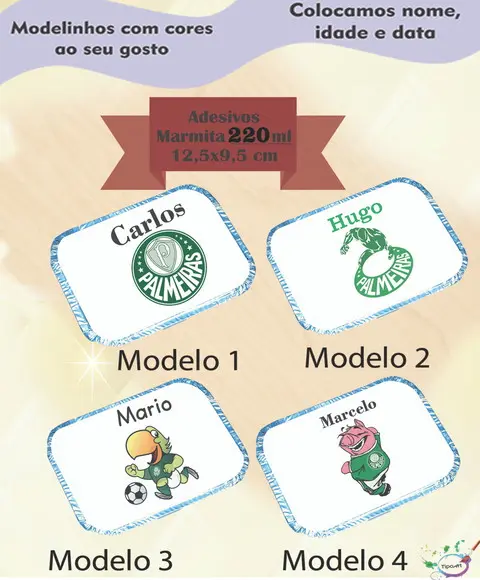 Adesivo Marmitinha 220 Ml-verdão