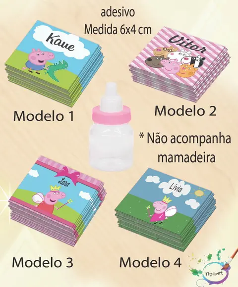 Adesivo Mini Mamadeira