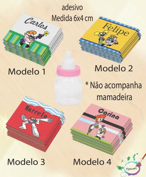 Adesivo Mini Mamadeira-dexter