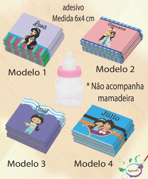 Adesivo Mini Mamadeira-jasmine