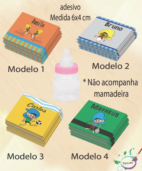 Adesivo Mini Mamadeira-ligeirinho