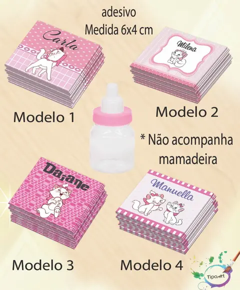 Adesivo Mini Mamadeira-marie