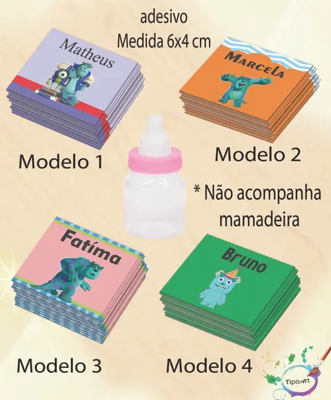 Adesivo Mini Mamadeira-sullivan