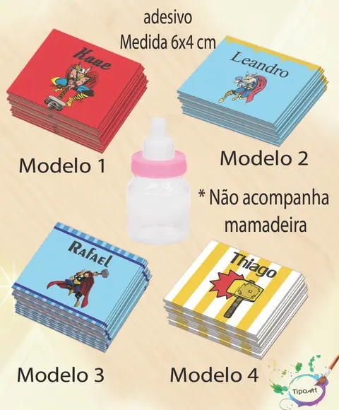 Adesivo Mini Mamadeira-thor