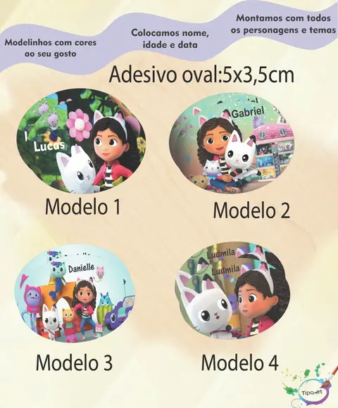 Adesivo Oval