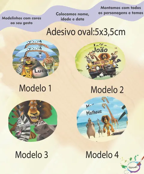 Adesivo Oval