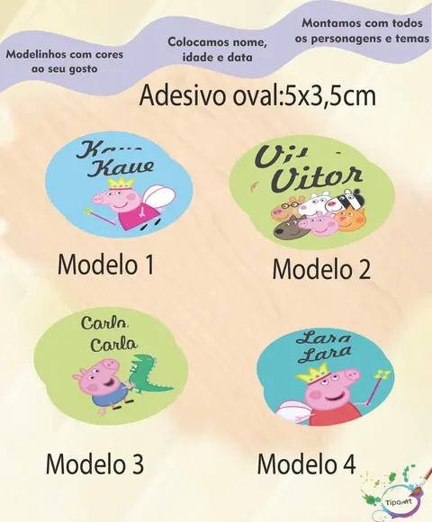 Adesivo Oval