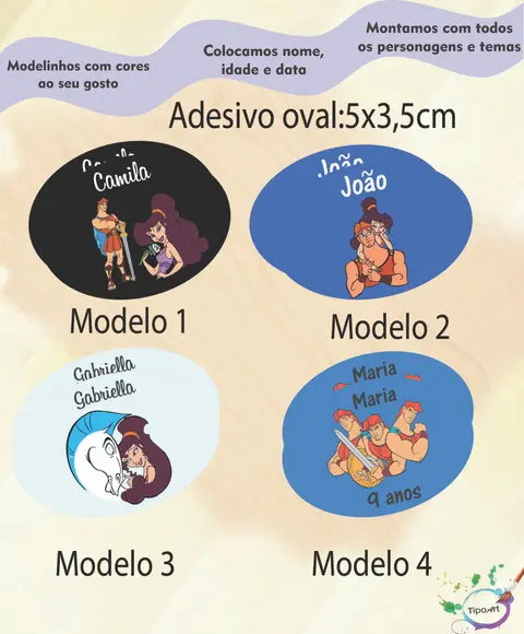 Adesivo Oval-hercules