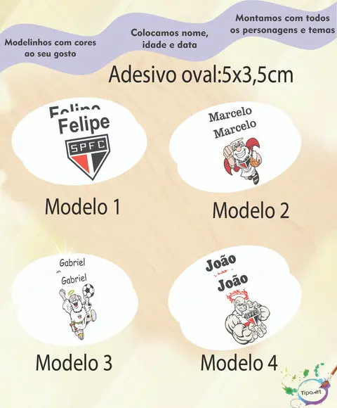 Adesivo Oval-sp
