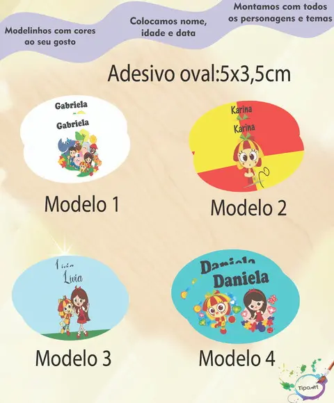 Adesivo Oval-sitio do Pica Pau Amarelo