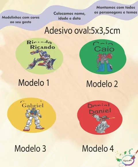 Adesivo Oval-transformers