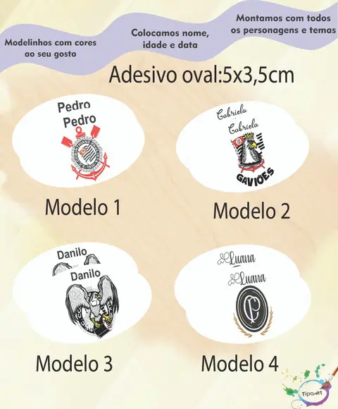 Adesivo Oval-time