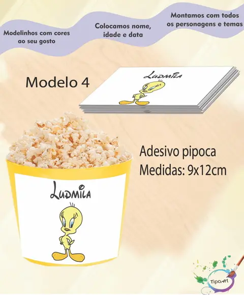 Adesivo P/balde Piu Piu