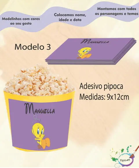 Adesivo P/balde Piu Piu