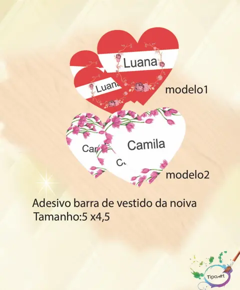 Adesivo para Barra de Noiva