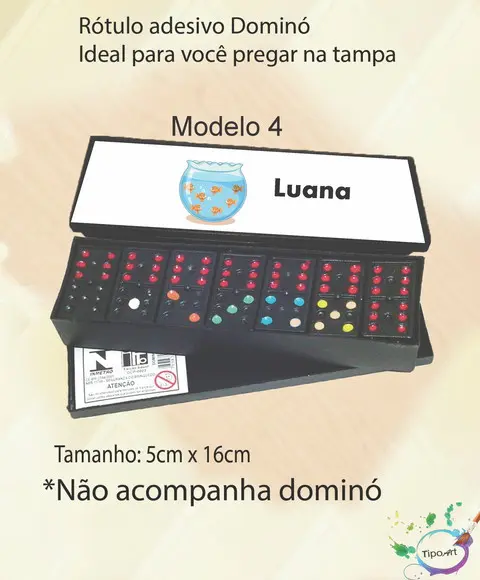 Adesivo para Dominó - Aquario