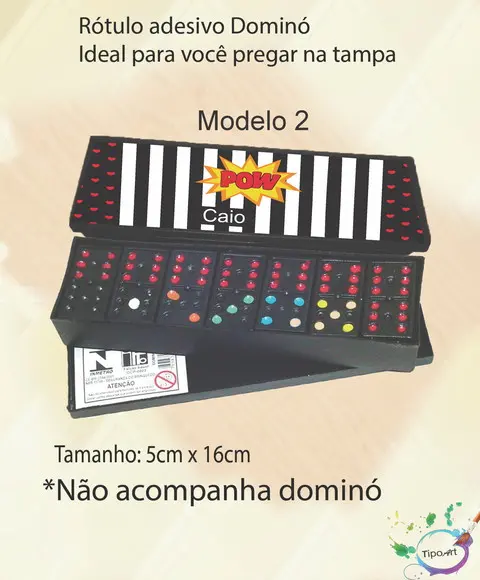 Adesivo para Dominó - Bomba