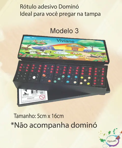 Adesivo para Dominó - Fazendinha