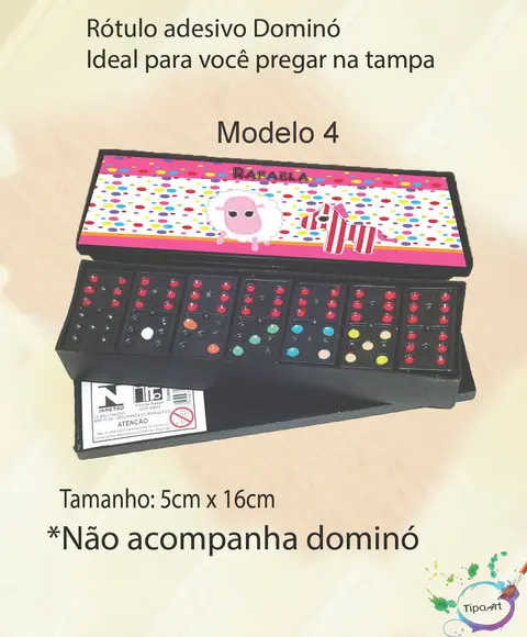 Adesivo para Dominó - Lalaloopsy
