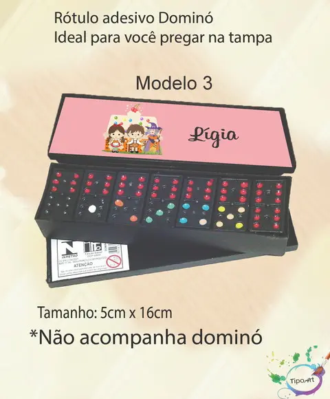 Adesivo para Dominó - João e Maria
