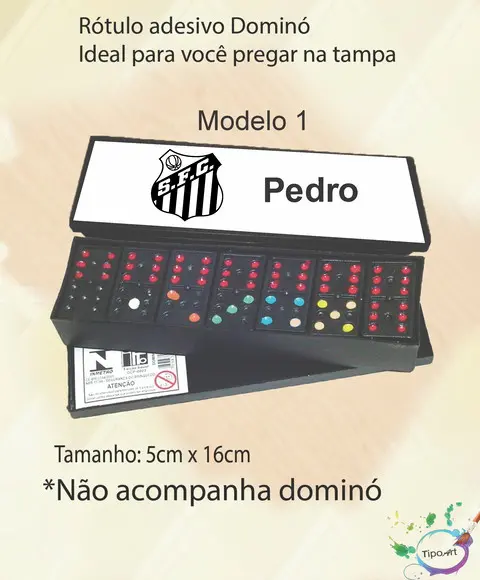 Adesivo para Dominó - Peixe