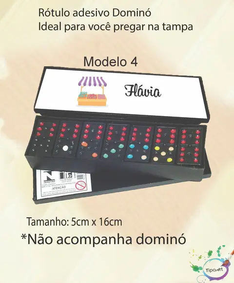 Adesivo para Dominó - Quitandinha