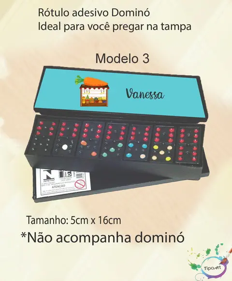 Adesivo para Dominó - Quitandinha