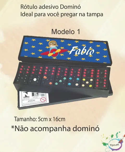 Adesivo para Dominó -aviador