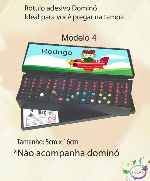 Adesivo para Dominó -aviador
