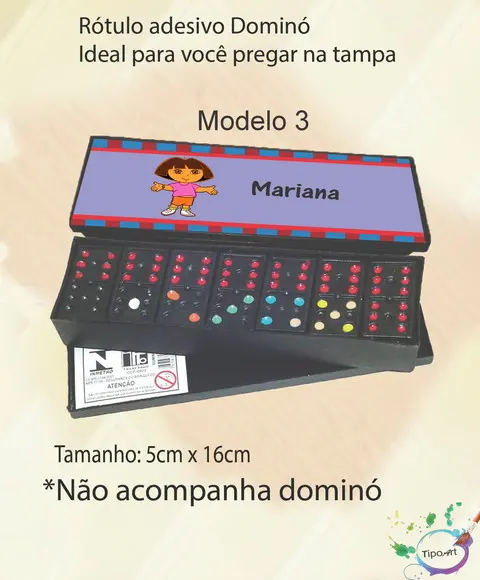 Adesivo para Dominó -dora