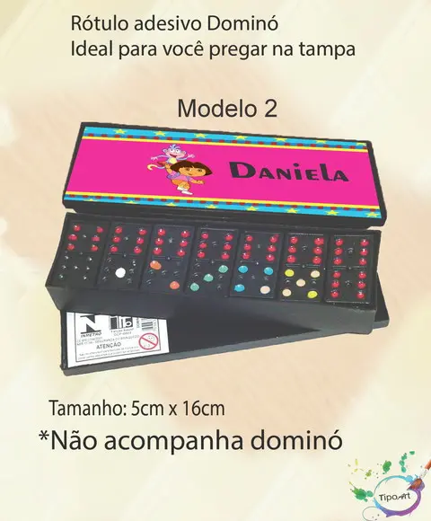 Adesivo para Dominó -dora